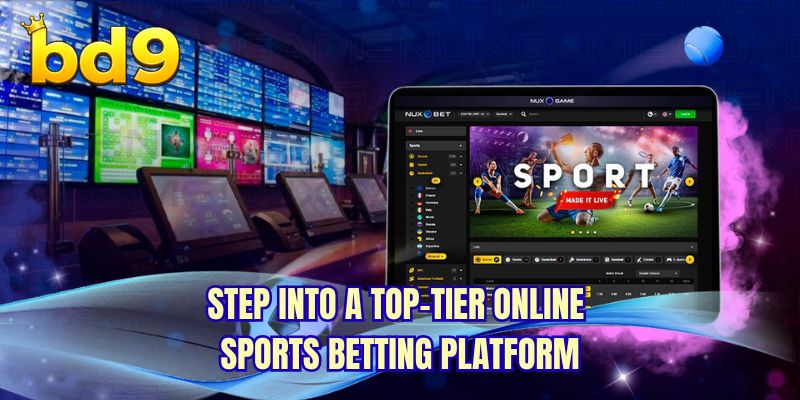 Step into a top-tier online sports betting platform